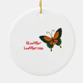 Cloisonne Art Tiger on the Jungle Path Keramisch Ornament (Achterkant)