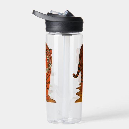 Cloisonne Art Tiger on the Jungle Path Waterfles (Rechts)