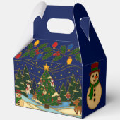 Cloisonne Art Whimsical Forest Classic Christmas Bedankdoosjes (Achterkant)