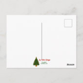 Cloisonne Art Whimsical Forest Classic Christmas  Briefkaart (Achterkant)