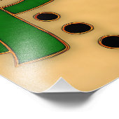 Cloisonne Art Whimsical Forest Classic Christmas  Foto Afdruk (Hoek)