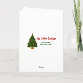 Cloisonne Art Whimsical Forest Classic Christmas Kaart (Achterkant)