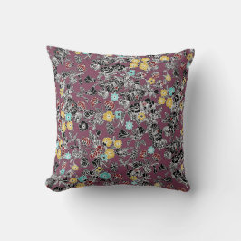 cloisonne bloemen bessen kussen