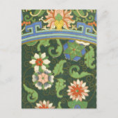 Cloisonne China Patter Asian Oriental Briefkaart (Voorkant)