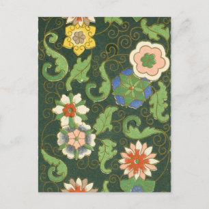 Cloisonne China Patter Asian Oriental Briefkaart