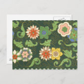 Cloisonne China Patter Asian Oriental Briefkaart (Voorkant / Achterkant)