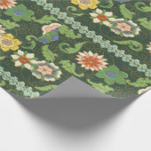 Cloisonne China Patter Asian Oriental Cadeaupapier (Hoek)