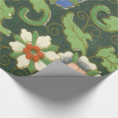 Cloisonne China Patter Asian Oriental Cadeaupapier (Hoek)