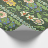 Cloisonne China Patter Asian Oriental Cadeaupapier (Hoek)