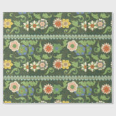 Cloisonne China Patter Asian Oriental Cadeaupapier (Vlak)