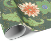 Cloisonne China Patter Asian Oriental Cadeaupapier (Rol Hoek)