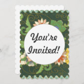 Cloisonne China Patter Asian Oriental Kaart (Voorkant / Achterkant)