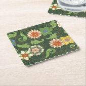 Cloisonne China Patter Asian Oriental Kartonnen Onderzetters (Schuin)