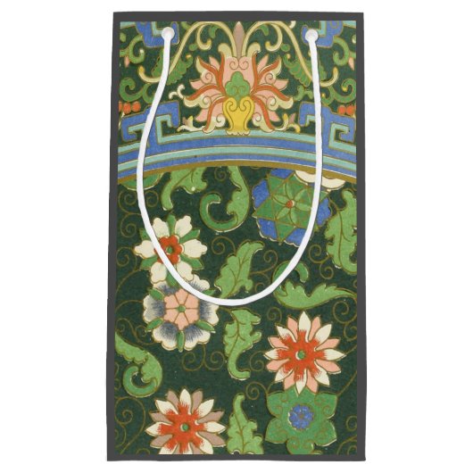 Cloisonne China Patter Asian Oriental Klein Cadeauzakje (Voorkant)