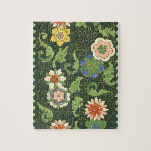 Cloisonne China Patter Asian Oriental Legpuzzel (Verticaal)