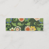 Cloisonne China Patter Asian Oriental Mini Visitekaartje (Achterkant)