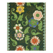 Cloisonne China Patter Asian Oriental Perfect Poster (Voorkant)