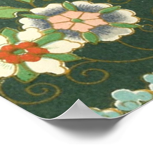 Cloisonne China Patter Asian Oriental Poster (Hoek)