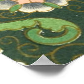 Cloisonne China Patter Asian Oriental Poster (Hoek)