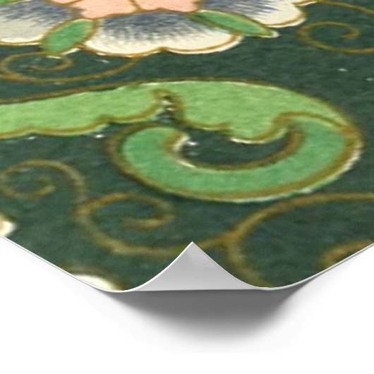 Cloisonne China Patter Asian Oriental Poster (Hoek)