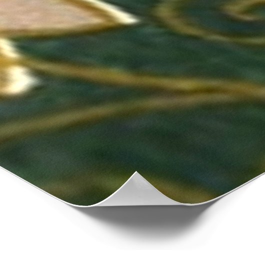 Cloisonne China Patter Asian Oriental Poster (Hoek)