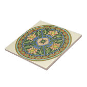 Cloisonne China Patter Asian Oriental Tegeltje (Zijkant)