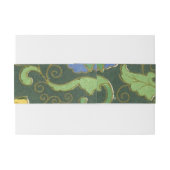 Cloisonne China Patter Asian Oriental Uitnodigingen Wikkel (Achterkant Voorbeeld)