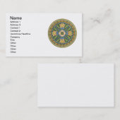 Cloisonne China Patter Asian Oriental Visitekaartje (Voorkant / Achterkant)