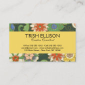 Cloisonne China Patter Asian Oriental Visitekaartje (Achterkant)