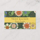 Cloisonne China Patter Asian Oriental Visitekaartje (Voorkant)