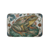 Cloisonne Frog on Lily Pad Badmat (Voorkant)