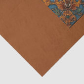 Cloisonne Kikker op Waterlelieblad Tissue & Decoup Tissuepapier (Detail)