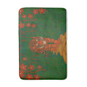 Cloisonne Kunst Tijger op het Jungle Pad Badmat (Voorkant Verticaal)