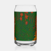 Cloisonne Kunst Tijger op het Jungle Pad Blikvorm Glas (Links)