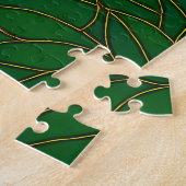 Cloisonne Kunst Tijger op het Jungle Pad Legpuzzel (Zijkant)