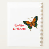Cloisonne Kunst Tijger op het Jungle Pad Planner (Achterkant)