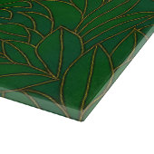 Cloisonne Kunst Tijger op het Jungle Pad Snijplank (Hoek)