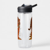 Cloisonne Kunst Tijger op het Jungle Pad Waterfles (Links)