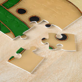 Cloisonne Kunst Whimsical Bos Klassiek Kerstmis Legpuzzel (Zijkant)