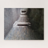 Cloisters Hallway met deuren architecturaal onderz Legpuzzel (Horizontaal)