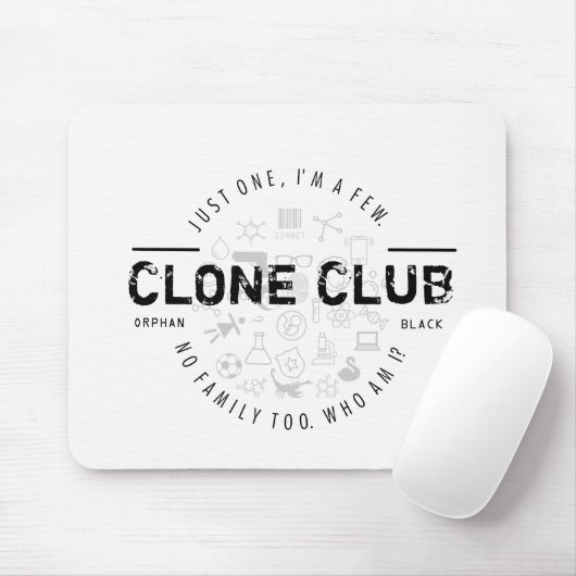 Clone Club Logo Muismat (Met muis)
