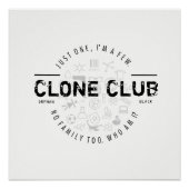 Clone Club Logo Poster (Voorkant)