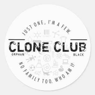 Clone Club Logo Ronde Sticker
