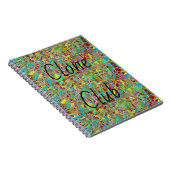 Clone Club uit Orphan Black abstract art Notitieboek (Rechterzijde)