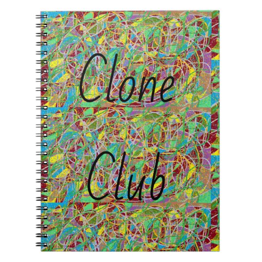 Clone Club uit Orphan Black abstract art Notitieboek (Voorkant)