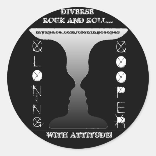 Cloning Cooper Sticker (Voorkant)