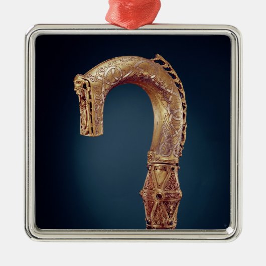 Clonmaclawaai Crozier, County Offaly, Viking Age Metalen Ornament (Voorkant)