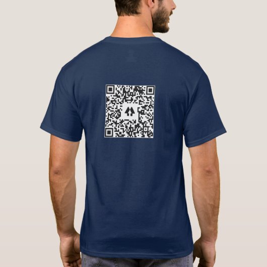 Clopen Effect QR-code Sweatshirt T-Shirt (Achterkant)