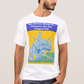 Cloppers het zesbenige kat T-shirt