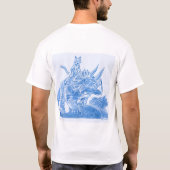 Cloppers het zesbenige kat T-shirt (Achterkant)